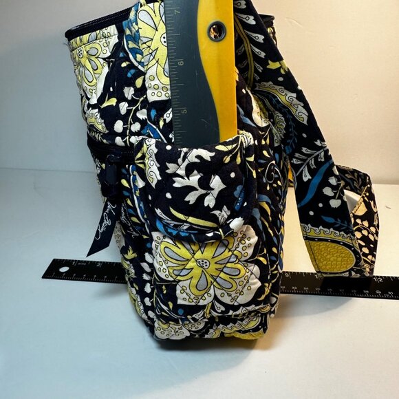 Vera Bradley Midnight Blues Quilted Cotton Crossbody Adjustable Strap Bag - Picture 12 of 12